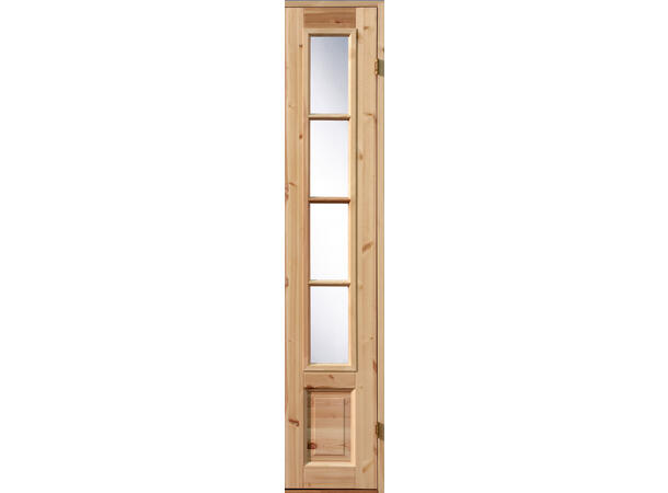 Harald Glass Ubehandlet - Sidefelt Dørblad - Furu - 2x4 ruter